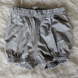 Grey shorties toddler girl